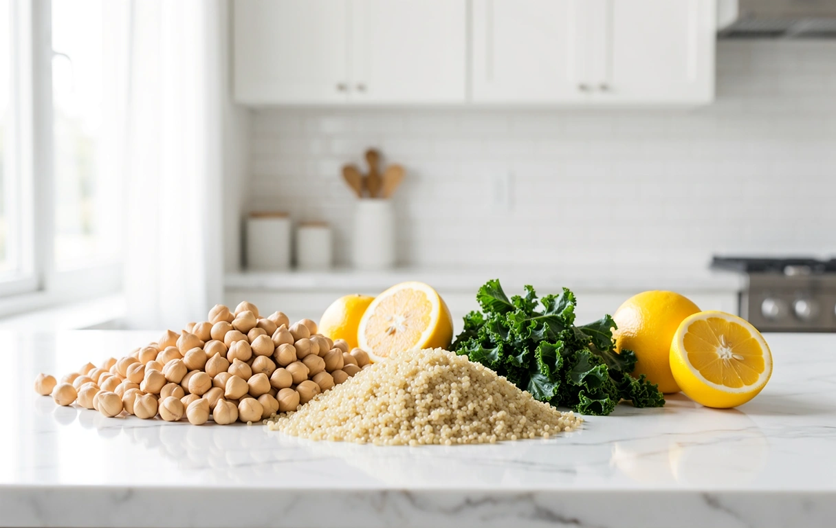 Ingrédients frais pour une nutrition équilibrée